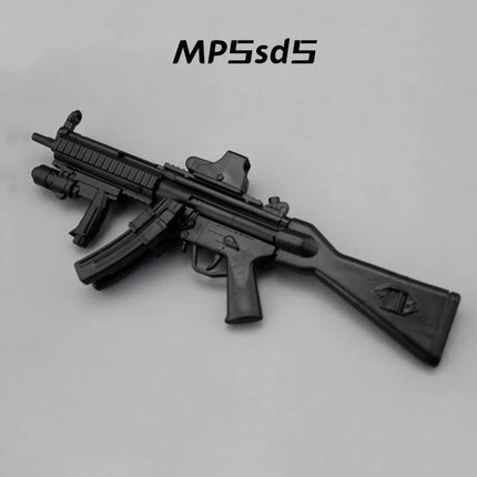 1/6 Scale Soldier Weapon Model Set – MP40, HK416, AK47 Puzzle Assembly Military Educational Toys