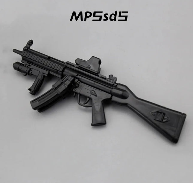 1/6 Scale Soldier Weapon Model Set – MP40, HK416, AK47 Puzzle Assembly Military Educational Toys