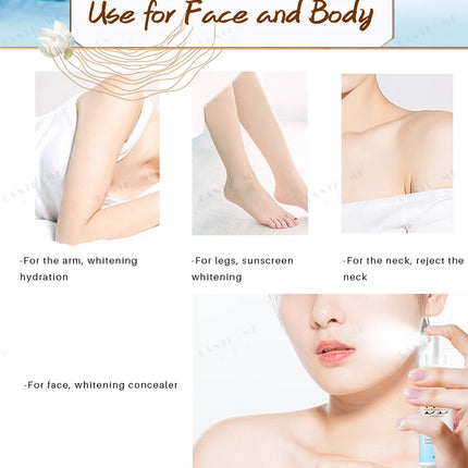 BB Whitening Spray Skin Brightening Moisturizing BB Cream Face Foundation Nourishing Skin Care Beauty Cosmetics