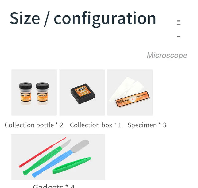 Children’s Microscope Toy – Educational Science Experiment Tool to Boost Learning & Intelligence
