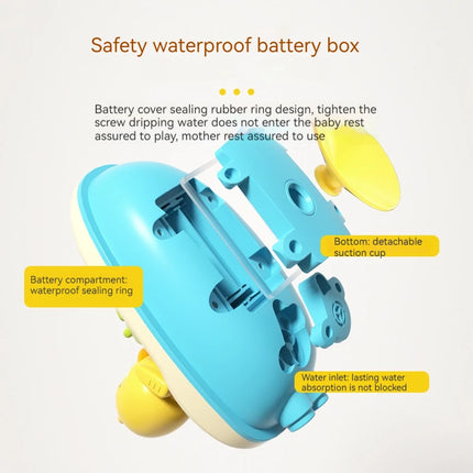 Automatic Water Spray Duck Toy – Sensory Bath Gift for Toddlers & Babies