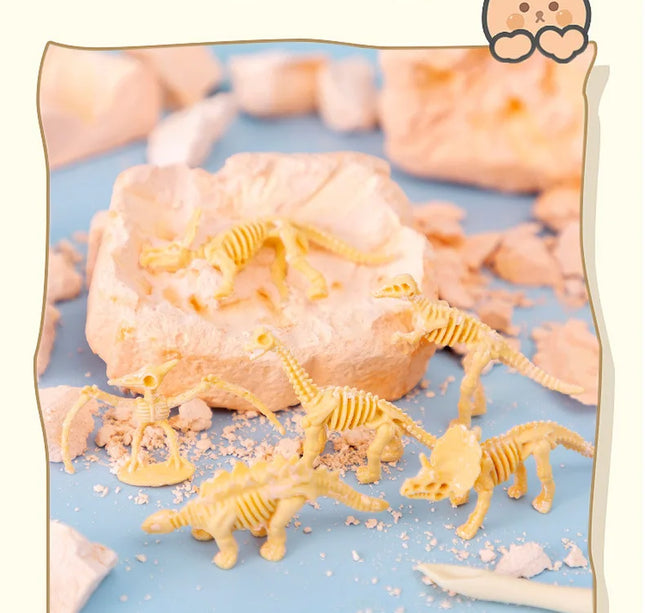 Dinosaur Fossil Excavation Kit – DIY Archaeological Dig & Assembly Model Educational Toy for Kids Birthday & Christmas Gifts