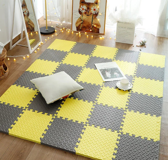 EVA Foam Baby Play Mat – 8–16pcs Puzzle Floor Carpet for Kids 30x1cm