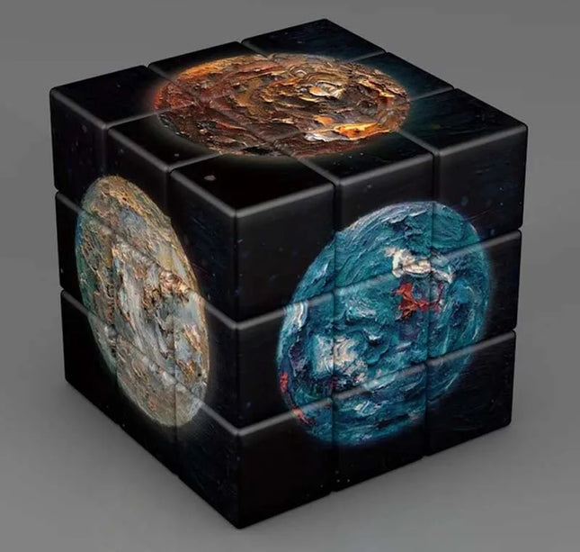 3x3x3 Magic Cube Planets Astronauts Famous Paintings Celebrity Art Magic Cube Children's Puzzle Magic Cube Toys Gifts