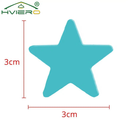 Luminous Star Wall Stickers – 50/100pcs 3cm Glow Decor for Kids & Parties