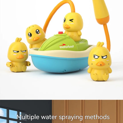 Automatic Water Spray Duck Toy – Sensory Bath Gift for Toddlers & Babies