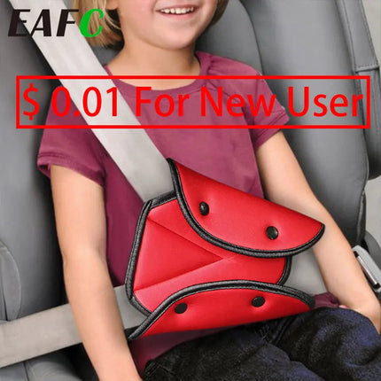 Kids Seat Belt Adjustment Holder – Baby Shoulder Cover & Neck Protection for Car Safety