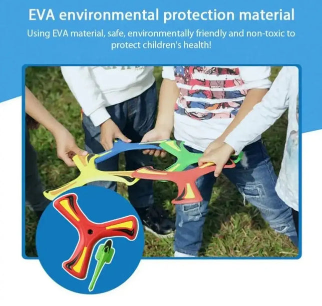 Three-Leaf Boomerang Toy – Outdoor Interactive Puzzle for Kids & Adults Early Education & Decompression Gift