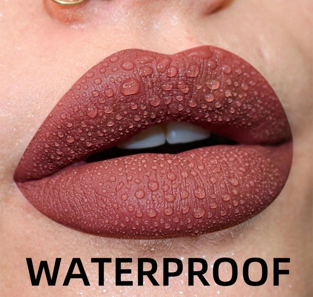 19 colors Matte Velvet Lip Gloss Waterproof Liquid Lipstick Nude Black Lips tint Makeup Lip Glaze Cosmetics Red Lip Stain Beauty
