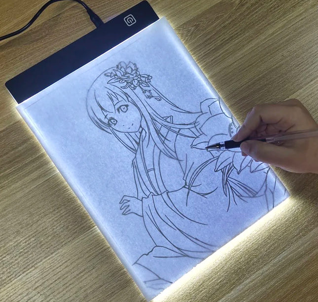 Led Drawing Copy Pad 3 Level Dimmable Board Table Animation Painting Educational Toys Gift Adjustable Light Notepad For Children