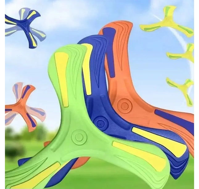 Three-Leaf Boomerang Toy – Outdoor Interactive Puzzle for Kids & Adults Early Education & Decompression Gift
