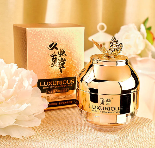 Cordyceps Sinens Luxury Lady Smooths Wrinkles Moisturizing Renew Aging Skin Repair Nourishing Skin Care For Face Care Cream