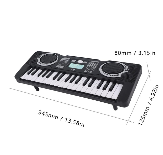 37-Key Electronic Piano Keyboard – Portable Musical Instrument Educational Toy for Kids Christmas & Birthday Gift