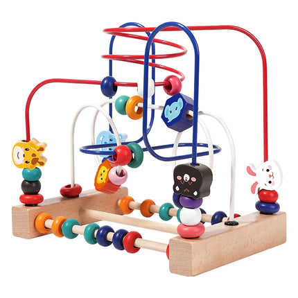 Early Education Building Blocks & Beads – Intelligence Development Toy for Toddlers Ages 1–3 Boys & Girls