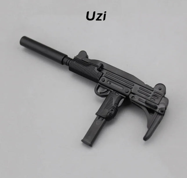 1/6 Scale Soldier Weapon Model Set – MP40, HK416, AK47 Puzzle Assembly Military Educational Toys