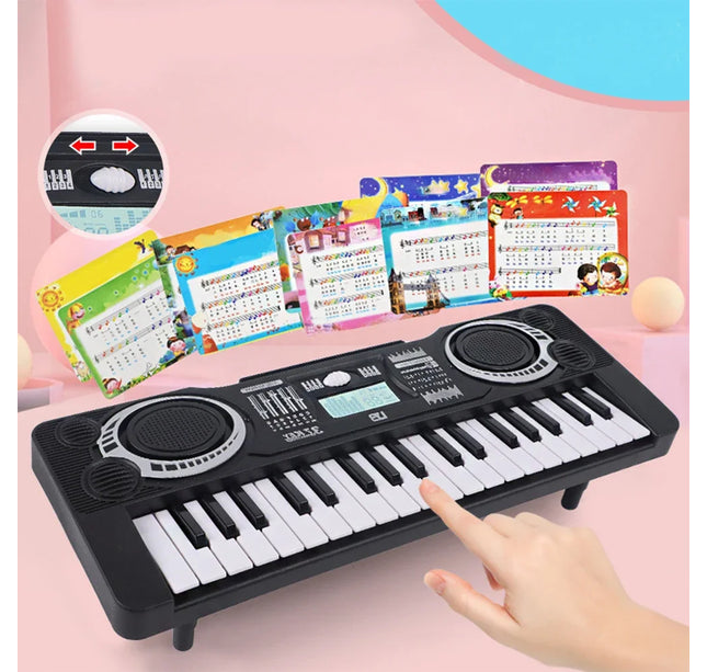 37-Key Electronic Piano Keyboard – Portable Musical Instrument Educational Toy for Kids Christmas & Birthday Gift