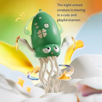 Electric Dancing Octopus Toy – Luminous Musical Fidget Toy for Kids, Babies, Pets & Stress Relief