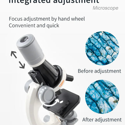 Children’s Microscope Toy – Educational Science Experiment Tool to Boost Learning & Intelligence