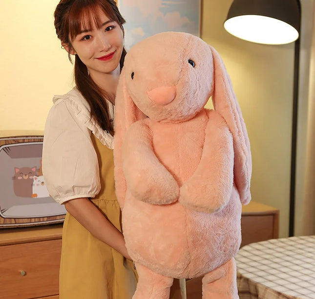 Cute Bunny Rabbit Plush Toy – Long Ear Soft Stuffed Animal Doll for Girls, Kids & Baby Birthday Gifts