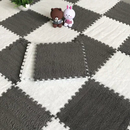 10/20pcs Baby Play Mat Set – Soft Plush EVA Foam Puzzle Carpet for Kids Room & Floor Warmth