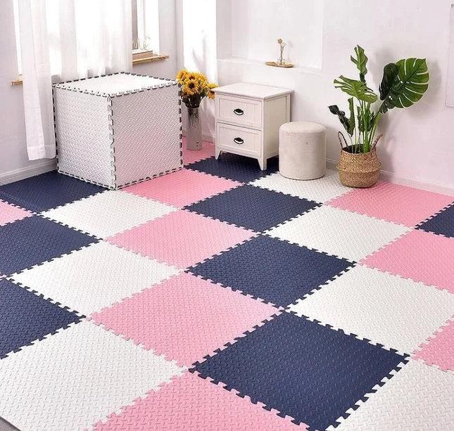 EVA Foam Baby Play Mat – 8–16pcs Puzzle Floor Carpet for Kids 30x1cm