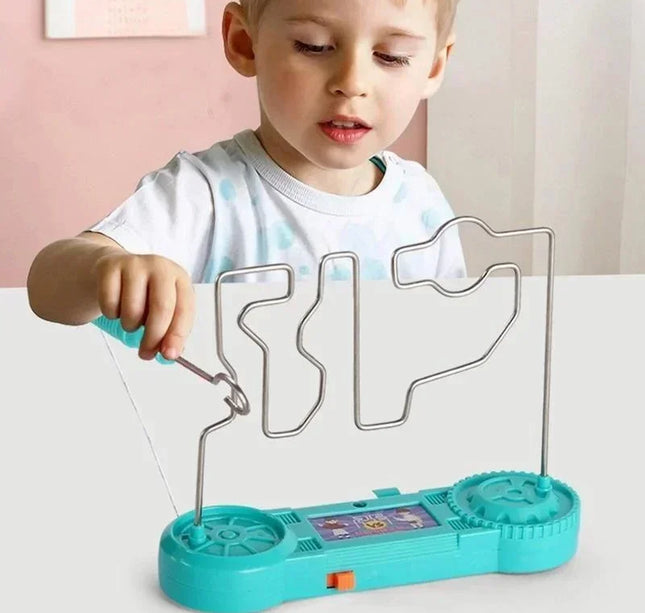 Kids Electric Shock Toy Education Electric Touch Maze Game Party Funny Game Science Experiment Toys for Children Best Gift
