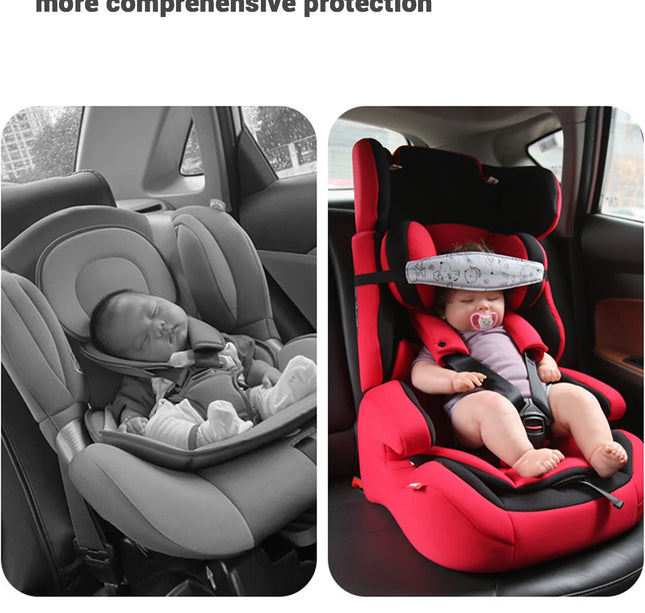 Adjustable Baby Head Support Belt – Car Seat & Stroller Sleep Positioner for Boys & Girls