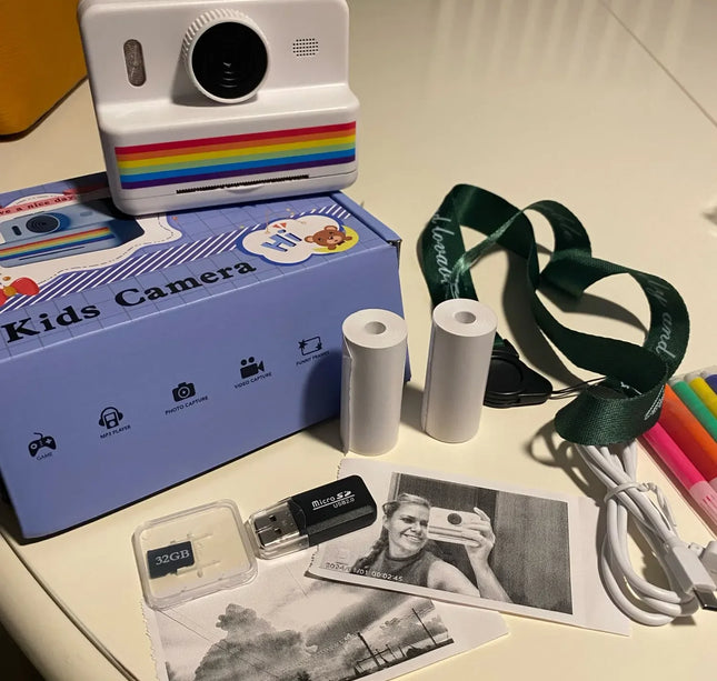 Digital Children Camera For Photography Mini Printer Portable Thermal Instant Print Photo Kids Camera 2.8inch HD Video Toy Gifts