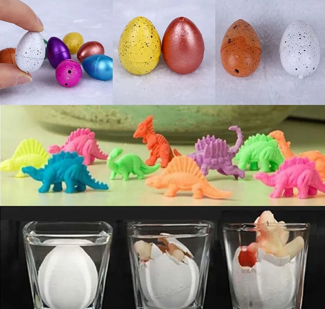 Mini Dinosaur Eggs 2x3cm Soak in Water to Expand Hatching Breaking Shells Children Early Education Toys Growth Cognition TMZ
