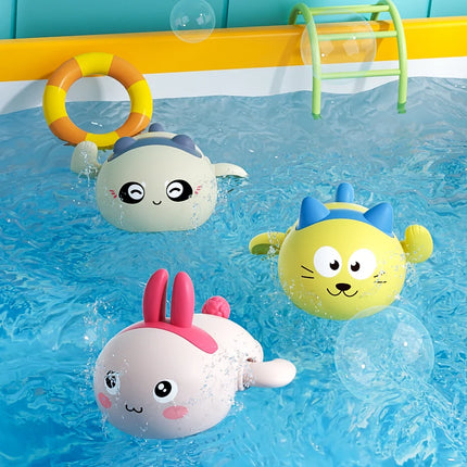 Baby Bath Toys – Wind-Up Swimming Animals for Kids Bathtub & Shower Play