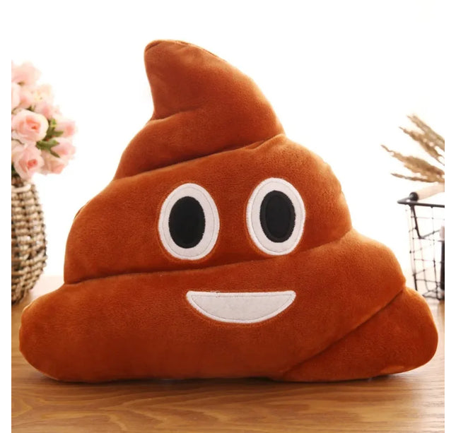 cartoon new expression poo plush toys cute funny quirky funny poop cushion