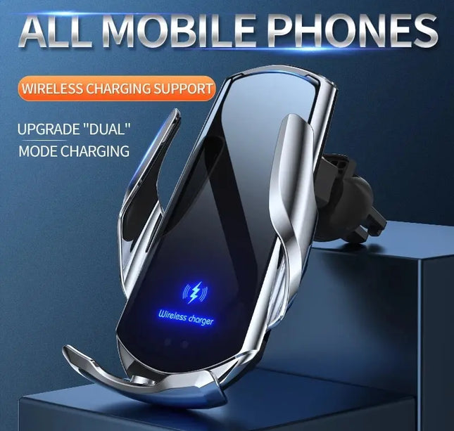 Car Wireless Charger Magnetic Auto Car Mount Phone Holder For iPhone Samsung Xiaomi Infrared Induction 15W Fast Charging Station