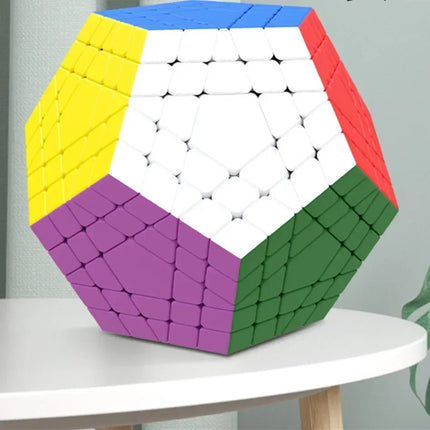 [Picube] SengSo 5x5 Megaminx 5x5x5 Gigaminx Magic Cube Black Base Mega Professional Cubo Magico Learning Educational Toys