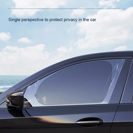 2pcs Car Window Sunshade – SEAMETAL UV Shield Curtains for Front & Rear Windows