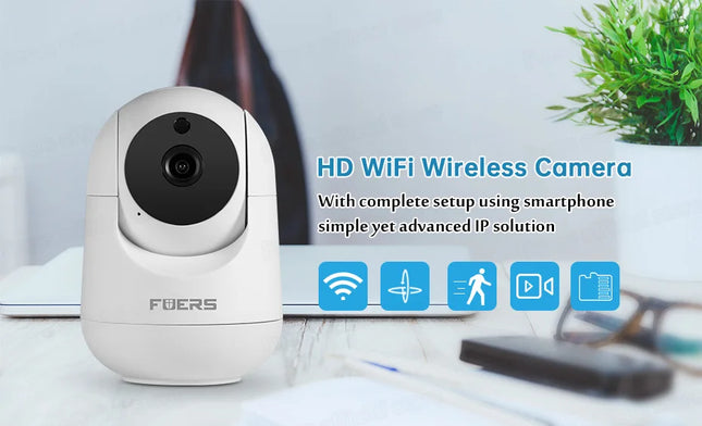 Fuers 5MP Tuya Smart WiFi Camera – Indoor IP Cam with AI & Baby Monitor