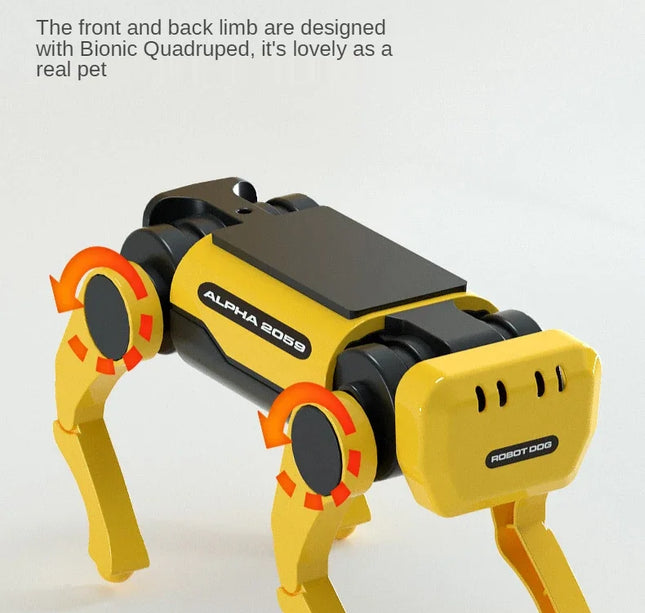 Solar Powered Robot Dog Kit – DIY STEM Science Experiment Toy for Kids Educational Christmas Gift