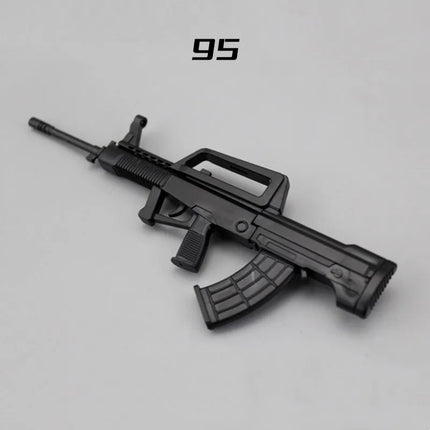 1/6 Scale Soldier Weapon Model Set – MP40, HK416, AK47 Puzzle Assembly Military Educational Toys