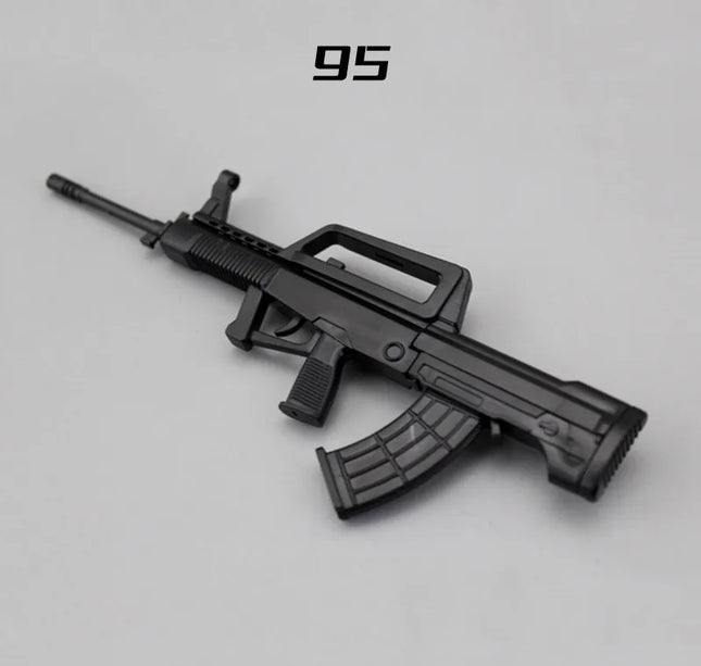 1/6 Scale Soldier Weapon Model Set – MP40, HK416, AK47 Puzzle Assembly Military Educational Toys