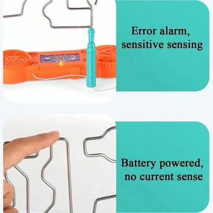 Kids Electric Shock Toy Education Electric Touch Maze Game Party Funny Game Science Experiment Toys for Children Best Gift