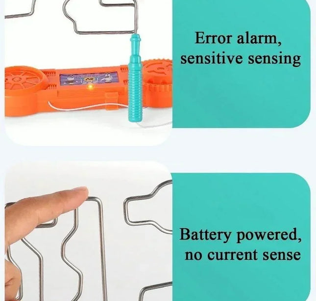 Kids Electric Shock Toy Education Electric Touch Maze Game Party Funny Game Science Experiment Toys for Children Best Gift