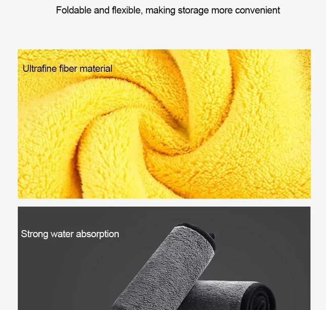 Car Cleaning Microfiber Towel – Soft Drying & Care Cloth for Detailing (30x30/60cm)