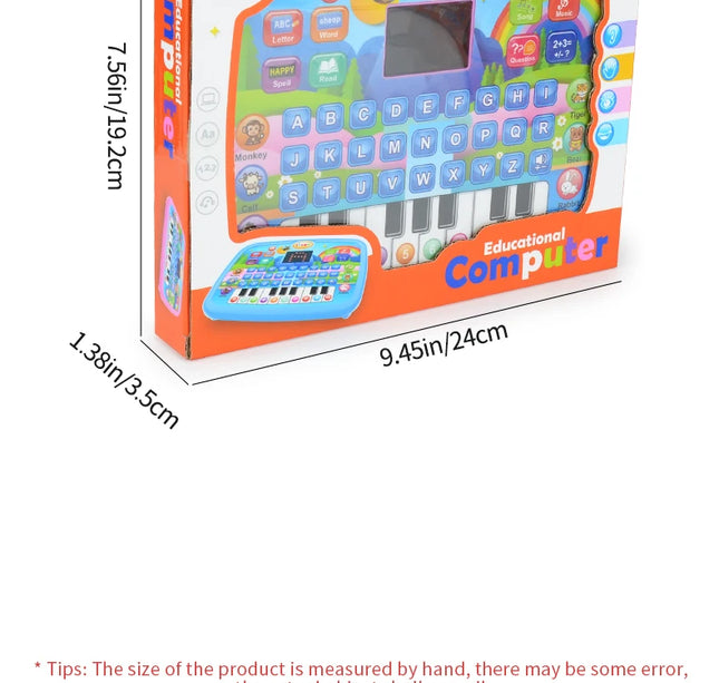 Educational Learning Machine Toys, Electronic Study Game for 3+ Year Old's Girls Boys Gift Birthday Presents Child Kids Computer