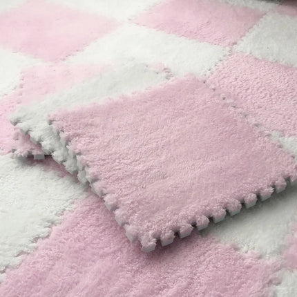 10/20pcs Baby Play Mat Set – Soft Plush EVA Foam Puzzle Carpet for Kids Room & Floor Warmth