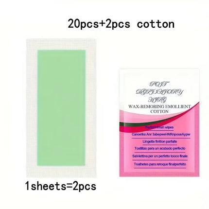 10/20/30/50/100 Pcs Depilatory Wax Strips Hair Removal Wax Paper Cold Wax Strips Paper For Face Neck Arm Leg Body Beauty Tools