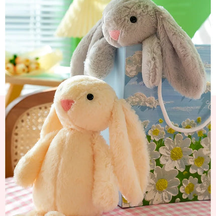 Cute Bunny Rabbit Plush Toy – Long Ear Soft Stuffed Animal Doll for Girls, Kids & Baby Birthday Gifts