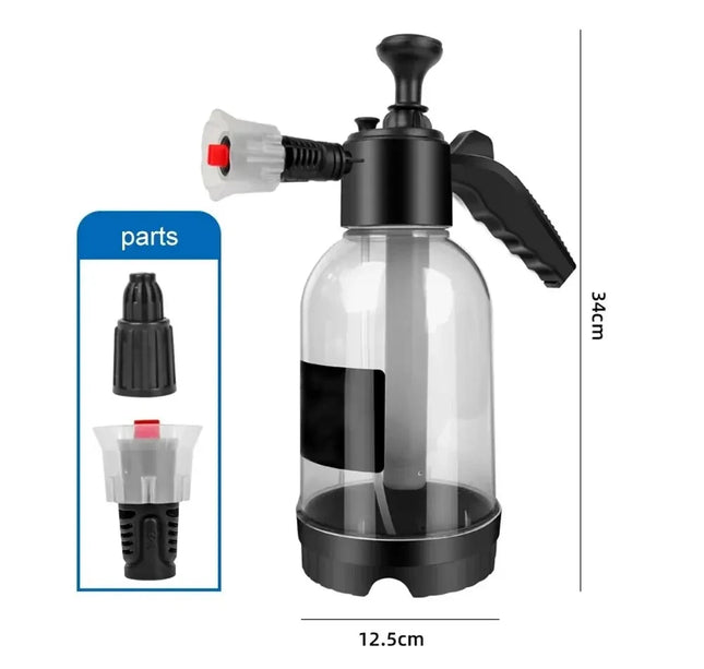 Pneumatic Foam Spray Bottle – Handheld Car Wash & Multi-Surface Cleaning Tool