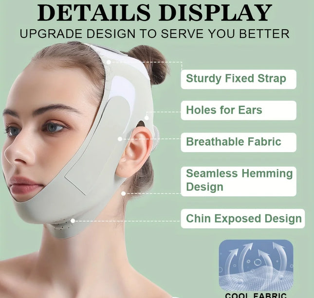 Reusable Face Slimming Bandage V Line Face Shaper Women Chin Cheek Lift Up Belt Facial Massage Strap Face Skin Care Beauty Tools