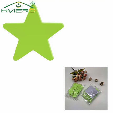 Luminous Star Wall Stickers – 50/100pcs 3cm Glow Decor for Kids & Parties