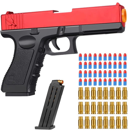 Toy Guns Ball Blaster With Soft Bullets Toys Foam Blaster Shooting Games Education Toy Model For 6,7,8,9,14+ Kids