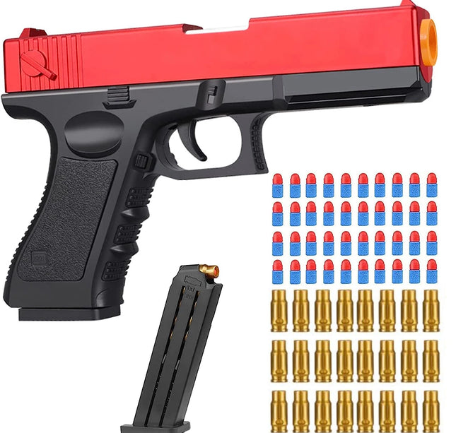 Toy Guns Ball Blaster With Soft Bullets Toys Foam Blaster Shooting Games Education Toy Model For 6,7,8,9,14+ Kids